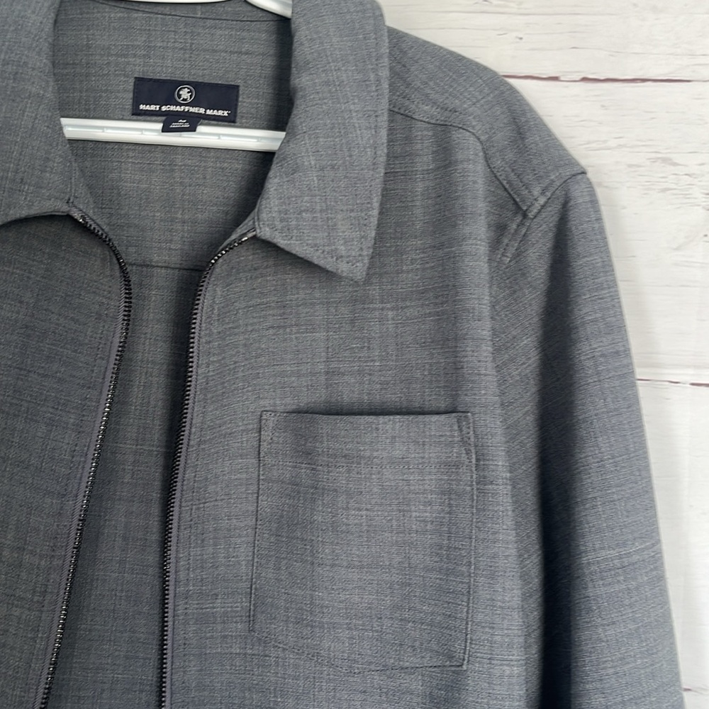 NWT Men's Hart Schaffner Marx Wool Blend Coat sz Med - Picture 3 of 8